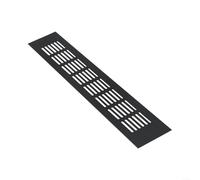 Aluminium Air Vent Grille 260x105mm Black Insect Mesh(60x350mm)