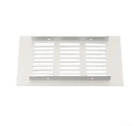 Aluminium Air Vent Grille Cover, 80x150-400mm (7 Sizes) Louvred Ventilation Grill for Wardrobes, Shoe Cabinets & Computer Enclosures, Simple Install & Clean, Silver Finish(80x150mm)