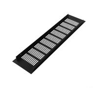 Aluminium Air Vent Grille Cover for Wardrobes, Shoe Cabinets & Computer Cabinets - 100 mm x 150-400 mm Rectangular Ventilation Mesh, Poli(100X400MM)