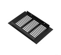 Aluminium Air Vent Grille Rectangular Wardrobe Vent Cover for Shoe Cabinet Computer Case Bathroom Door Louvre 100mm Width Black Finish Home Improvement Heating Cooling(100X150mm)