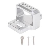 Aluminium Alloy 3 Port Solenoid Valve Mount Bracket for MAC AEM Boost Controller, CNC Machined 6061 - T6 Billet Aluminum Bracket with Hardware Kit for Automotive Turbo (Silver)