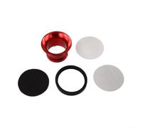 Aluminium Alloy 50mm Air Filter Screen Wind Cup for OKO for keihin Carburetor 24-30mm Intake Pod Black(Red)