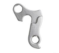 Aluminium Alloy Bicycle Rear Derailleur Hanger Hook, Sturdy Bike Gear Dropout Replacement Accessory with Mounting Screw, Black or Silver(289)