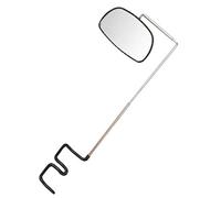 Aluminium Alloy Bicycle Rearview Mirror for Helmet - Adjustable Angle Cycling Mirror, 170 x 60 mm Wide-Angle View, Lightweight & Durable, Compatible with Most Bike Helmets and Hand