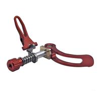 Aluminium Alloy Bicycle Seatpost Clamp 31.8mm Quick Release CNC Folding Bike Hook For Brompton For 3SIXTY Commuting Travel(Red)