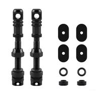 Aluminium Alloy Bicycle Valve Extenders for Deep Rim Wheels, Tubeless Valve Extensions with O-Ring & Tools, Leak-Proof Air Retention for Road MTB Time(45mm)