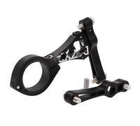 Aluminium Alloy Bike Bottle Holder Adapter Adjustable Angle Mount for Handlebar Seatpost Frame Road Mountain E-Bike 22.2-31.8mm(Black)