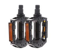 Aluminium Alloy Bike Pedal with Bearing Structure for City Cycling | Dual Rolling Beads Style, Universal Fitment for Fitness Bikes and Cruisers Bicycle, Black Finish