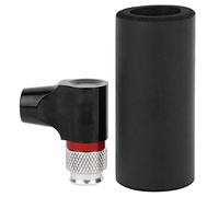 Aluminium Alloy Black Bike CO2 Tire Pump Schrader/Valve Universal Portable Inflator Cycling Equipment