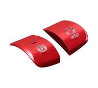 Aluminium Alloy Brake Sticker Red for Toyota Corolla 19-24 | for durable metal construction, red finish, protects original button, easy for snap-on installation