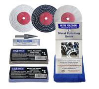 Aluminium Alloy Brass Metal Polishing Kit Drill 7pc - 3" x 1/2" Pro-Max