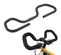 Aluminium Alloy Butterfly Handlebar Ideal for Mountain and Road Biking (25.4mm+grips)