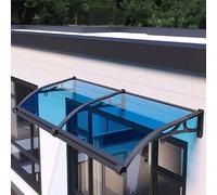 Aluminium alloy canopy for home use, providing protection from the rain at outdoor entrances and on balconies; suitable for balconies and patios(39x71in(100x180cm))