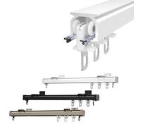 Aluminium Alloy Ceiling Track For Curtains, Hospital Ceiling Track For Curtains, Curtain Rail With Mute Rollers, Easy Install(White,50cm)