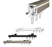 Aluminium Alloy Ceiling Track For Curtains, Hospital Ceiling Track For Curtains, Curtain Rail With Mute Rollers, Easy Install(Gold,170cm)