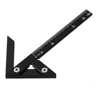 Aluminium Alloy Centre Finder 45 90 Degree Angle Marker Woodworking Layout Tool Circle Centre Locator Scriber Gauge For CNC Machined Ruler Multi Function Marking Device