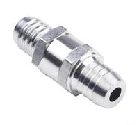 Aluminium Alloy Check Valve 6mm-16mm, High Non Return Way Valve for Automotive Marine RV, Siphoning Back to Tank, Silver(16mm)