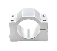 Aluminium Alloy CNC Spindle Motor Bracket Clamp Fixing Base, Exterior Sandblasted Holder Compatible with 40mm/45mm/52mm/65mm/80mm Electric Spindle(80mm)