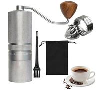 Aluminium Alloy Coffee Grinder,Featuring A Manual Coffee Grinder with Adjustable Grind Settings,Portable and Compact Coffee Bean Grinder,Suitable for Home,Office and Outdoor Camping Activities.