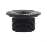 Aluminium Alloy Crank Bolt M15 M20 for IXF M19, Mountain Bike Chainring Screw, Replacement Fixing Part for MTB and Road Bikes(Black-M19)