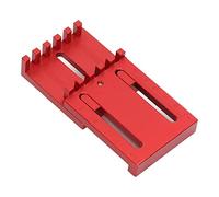 Aluminium Alloy Depth Measuring Ruler, 5 40mm, Professional Precision Tool for Woodworking Carpenters, Red and Gold (T1)