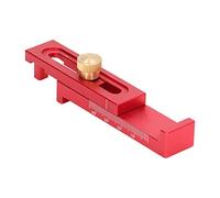 Aluminium Alloy Depth Measuring Ruler, 5 40mm, Professional Precision Tool for Woodworking Carpenters, Red and Gold (T2)