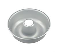 Aluminium Alloy Donut Baking Pan Non-Stick Doughnut for DIY Cake Making Kitchen Baking Tool for Family Gatherings Afternoon Tea Banquets Commercial Grade Silver(H03)