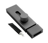 Aluminium Alloy Door Bolt - Heavy Duty Self Adhesive Sliding Lock with Smooth Surface, Reliable Anti-Theft Mechanism, Durable Metal Construction | Ideal Choice for Security