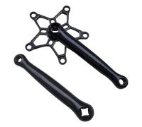 Aluminium Alloy Double Single Chain Crank Arm Bikes Crank Arm For Folding Bicycles Mountain Bikes 170mm Bike Crank Arm Bike Crank Set
