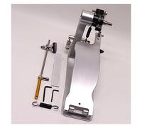 Aluminium Alloy Drum Pedal Single Pedal Silver Color Bass Drum Pedal Accessories (Color : 03)
