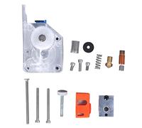 Aluminium Alloy Dual Drive Extruder Kit with V6 Hotend for Ender 3 3D Printer - Stable Filament Feed, Adjustable Tightness, Ideal for Direct Drive and Bowden Upgrades