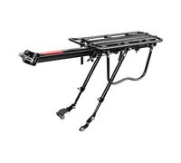 Aluminium Alloy Extendable Bike Rear Luggage Rack Load 25 kg | Rear Bike Carrier for Cargo, Mountain and Road Cycling, Outdoor