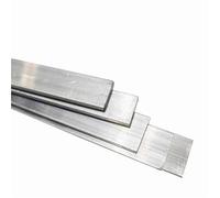 Aluminium Alloy Flat Plate Bar Solid Square Rod Sheet Metal Strip For DIY Material(300.0mm,8x10mm 1pcs)