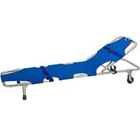 Aluminium Alloy Folding Stretchers with Wheels and Backrest - Lightweight Portable Medical Emergency Stretcher Bed for Easy Transport and Comfort