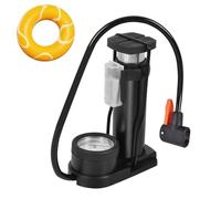 Aluminium Alloy Foot Pump - High Performance Wheel - Tyre with Pressure Gauge | Portable Air Compressor for Slip Slip for Motorcycles of Bicycles