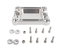 Aluminium Alloy Gear Shift Base for Honda For Civic 1988-2000 | for Acura For Integra 1994-2001 | Manual Shifter Bracket Compatible with K-Series K20 K24 Engine Silver
