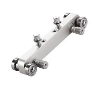 Aluminium Alloy Guitar Nut Grinding Tool with 4-Way Sandpaper for Precise Bridge Levelling for Electroacoustics. Durability. Aluminium Nut Grinder