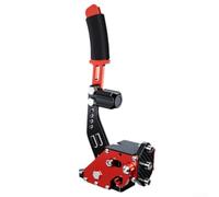Aluminium Alloy Handbrake for Racing Games Compact for (Red) | Robust for aluminium, realistic vibration, USB port, compatible with logitech, for thrustmaster, MOZA