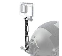 Aluminium Alloy Helmet Mount Metal Pole Arm Bracket Extension Stick for GoPro Hero 4 5 6 7 8 9 Black Silver Session, AKASO/Campark/YI & Other Cameras