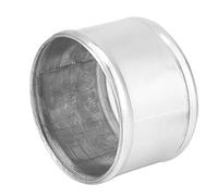 Aluminium Alloy Hose Joiner 76mm 3in OD, Tube Connector Replacement Accessory, Heavy Duty Hose Connector with 1.8mm Thick Wall, Humped Ends for Enhanced Stability, Direct Replaceme