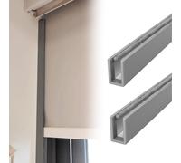 Aluminium Alloy Light Blocking Strips for Roller Blinds2 Pack Window e Gap Blockers Side Rails for Bedroom Easy Veal Drill Installat for Enhanced Privacy