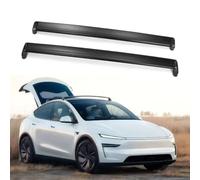 Aluminium Alloy Lockable Luggage Cross Bar for Tesla Model Y Juniper 2025 2026, Car Roof Rack Rooftop Luggage Cargo Carrier for Canoe Kayak Bike Travel