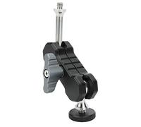 Aluminium Alloy Magic Arm Ballhead Support Cage Expansion Stand Bracket, Wireless Camera Mount Accessory, 360° Rotating Ballhead with 1/4 Inch Screw for DSLR Mirrorless Action
