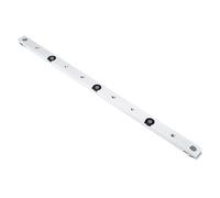 Aluminium Alloy Miter Bar Rail Miter Guage Bar Slider Table Saw Gauge Rod Wood Working Tool with 2 Wheels for Easy Sliding (450mm)