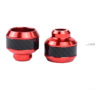 Aluminium Alloy Motorcycle Falling Protector Wheel Slide Bar Carbon Fibre Finish for Motocross Scooter for quad for atv 4.9cm(Red)