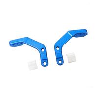 Aluminium Alloy Motorcycle Hand Guard Mount Kit for Front Handlebar Use Featuring Weather Resistant and Anti Vibration Design (blue)