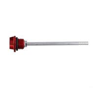 Aluminium Alloy Motorcycle Oil Dipstick with High Visibility Scale Anti-Slip Handle for Engine Care Custom Bikes Dirt Bike Various Sizes(Red)