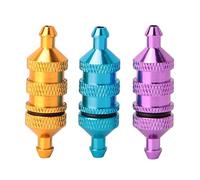 Aluminium Alloy Oil Filter, RC Oil Fuel Filter, 3 Pcs Lightweight Fuel Filter Fits for Hsp 02156 94122 1/10 Rc Model Car Spare Parts
