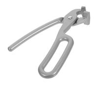 Aluminium Alloy Pizza Pan Gripper Tongs for Safe Tray Removal and Cooking | Silver Anti-skid Design, Secure Grip, Burn Protection, Suitable for Baking Sheets, Clay Pots, Air Fryers and Kitchen Use