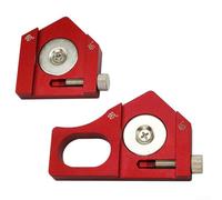 Aluminium Alloy Positioning Block with Measuring Angle Ruler for Reliable and Accurate Measurements in Furniture Renovation and Workshop Tasks (2pcs)